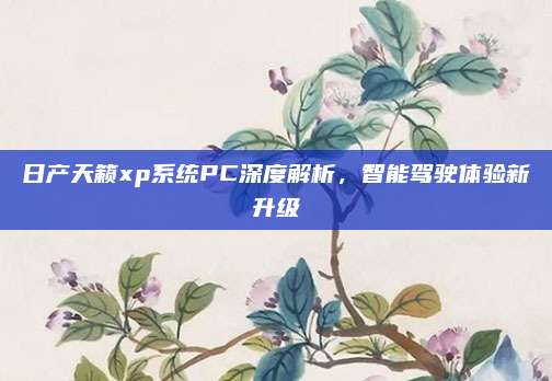 日产天籁xp系统PC深度解析,智能驾驶体验新升级