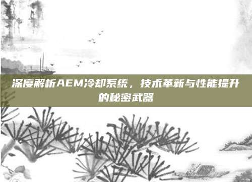深度解析AEM冷却系统，技术革新与性能提升的秘密武器
