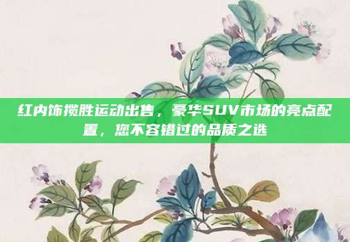 红内饰揽胜运动出售,豪华SUV市场的亮点配置,您不容错过的品质之选