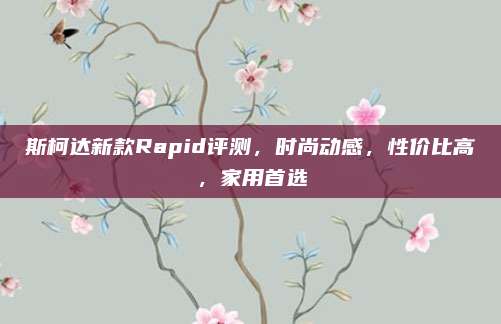 斯柯达新款Rapid评测,时尚动感,性价比高,家用首选