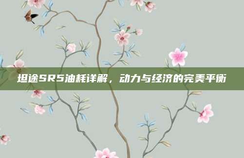 坦途SR5油耗详解,动力与经济的完美平衡