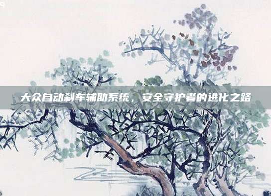 大众自动刹车辅助系统,安全守护者的进化之路